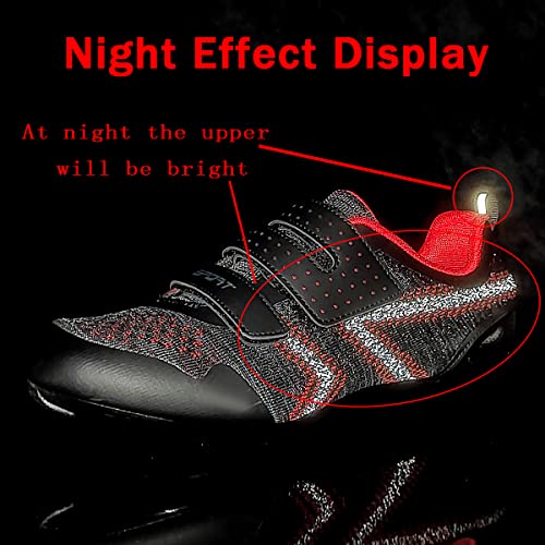 Image of Unisex Cycling Shoes Compatible with Peloton Indoor Riding Road Bicycle with Delta Cleats Outdoor Pedal Bike Shoes