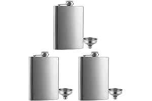3 Pcs Stainless Steel QLL Flasks
