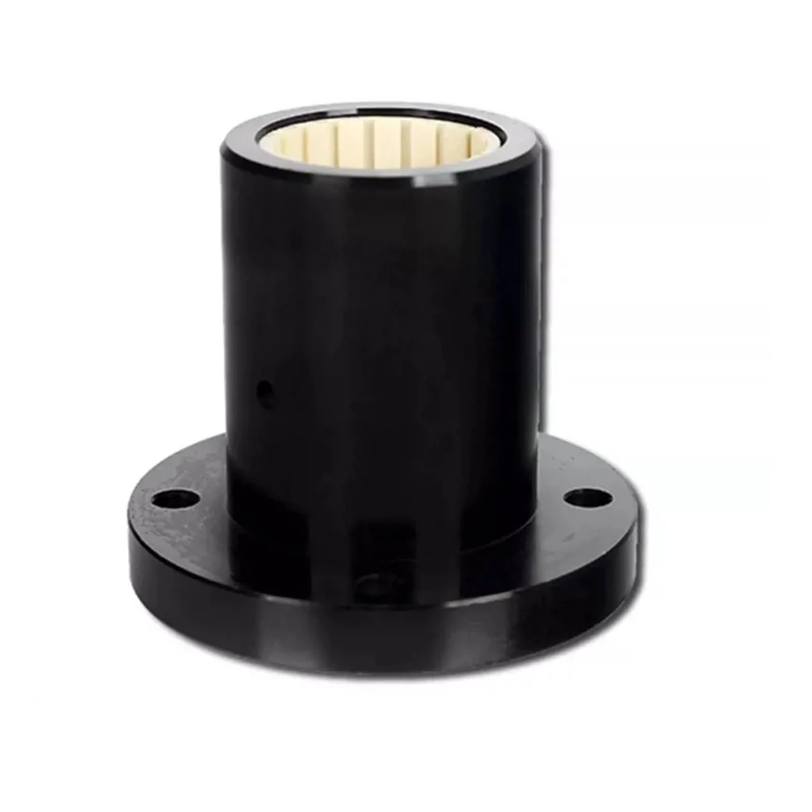 VSPPJYFG 1PCS LMK/LMF10/12/16/20UU Engineering Plastic Aluminum Square/Round Flange Linear Bearing(Round flange LMF)