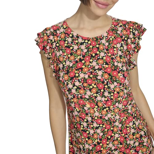 Image of Tommy Hilfiger Women's Short Sleeve Knee Length Shift Dress