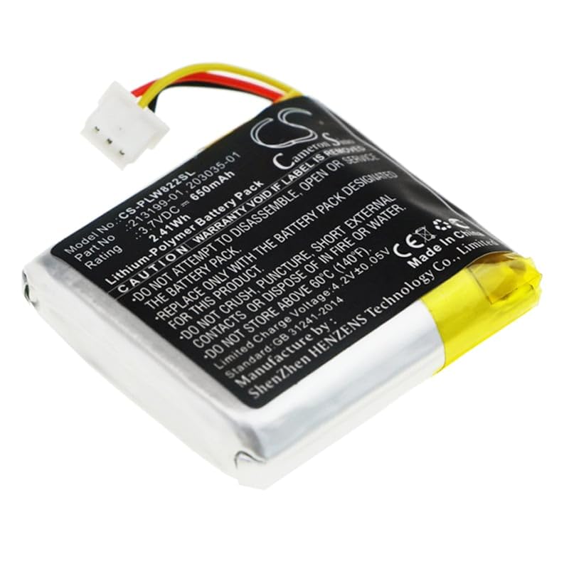 Eotdoo Batterie de rechange 480 mAh pour Plantronics B8200, Savi 8220, Savi W8220, Numéro de pièce : 203035-01, 203055-01, 208769-01, 208769-02, 213199-01