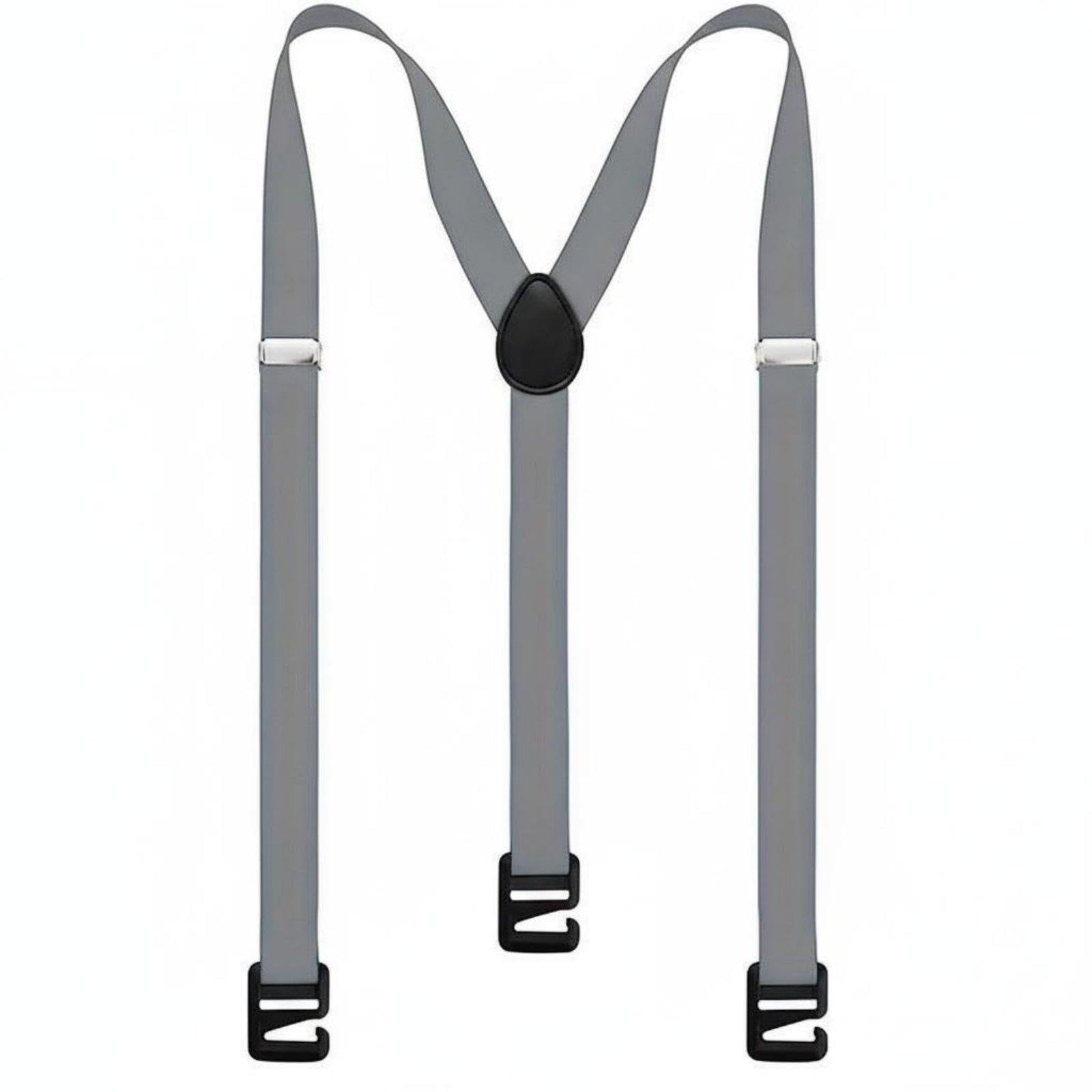 Belt Loop Hook Suspenders Invisible Design Adjustable Elastic Suspenders Vintage Design Adjustable Elastic Suspenders for Hiking, Skiing, Outdoor Gray|Clothing Shoes & Accessories| Mens A-image-15