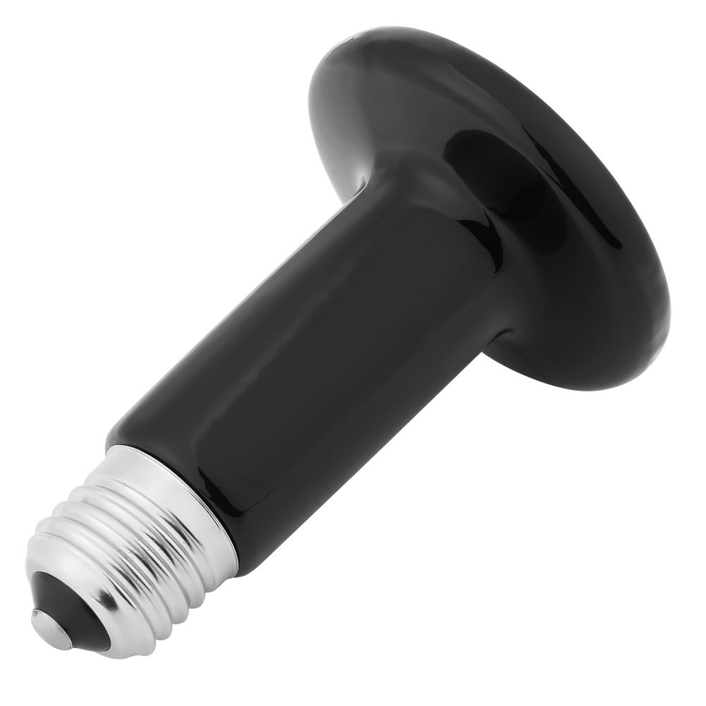 GOTOTOP Ceramiczna lampa ciepła gadów na podczerwień / żarówka/światło do żółwia gadów i amfibii jaszczurek 75 W/100 W/150 W (opcjonalnie) (150 W)