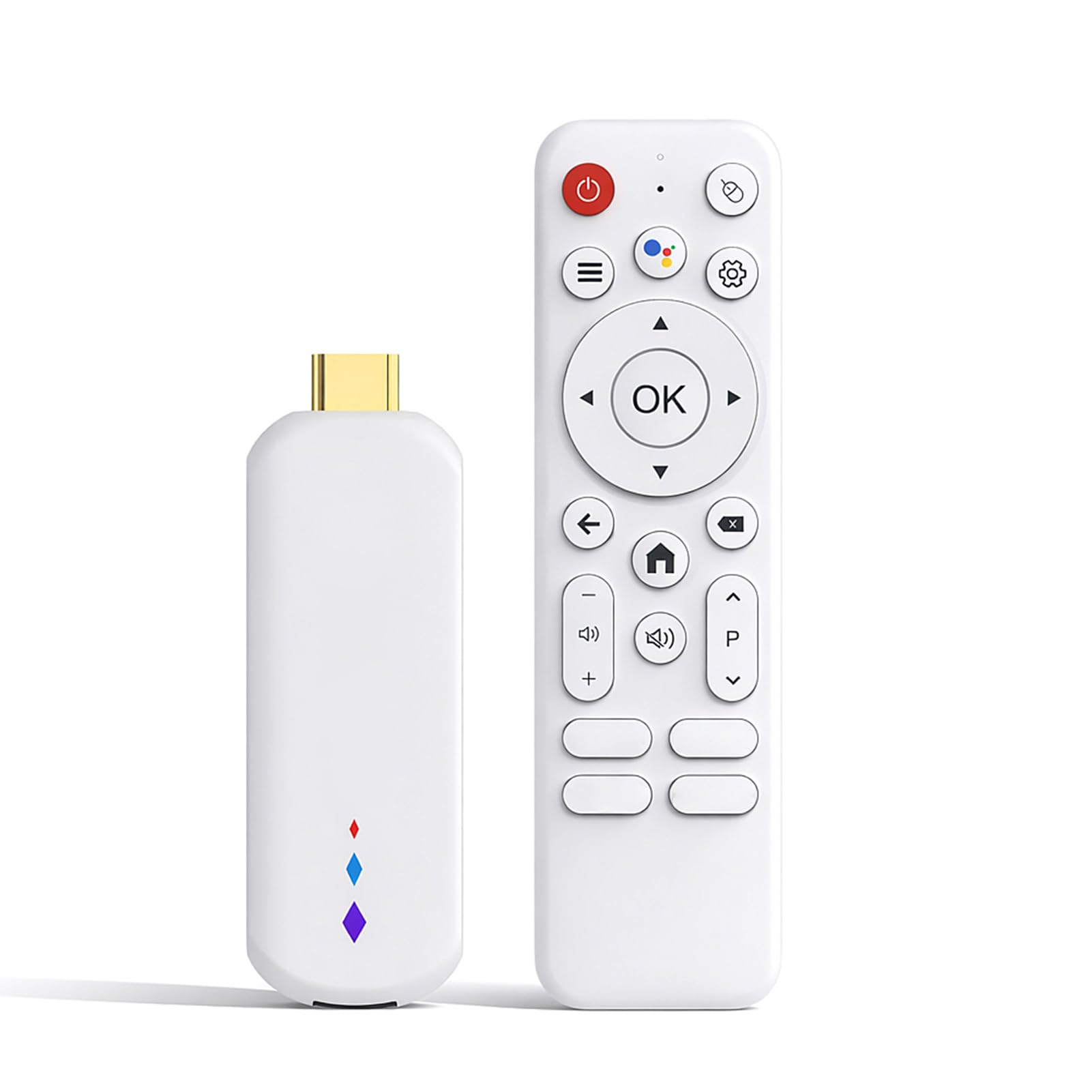 Denash Boitier TV Box Android 14.0, Appareil de Streaming 4K Ultra HD, Boîtier TV Intelligent Portable avec Télécommande Vocale pour Logiciels de Streaming, Home Cinéma