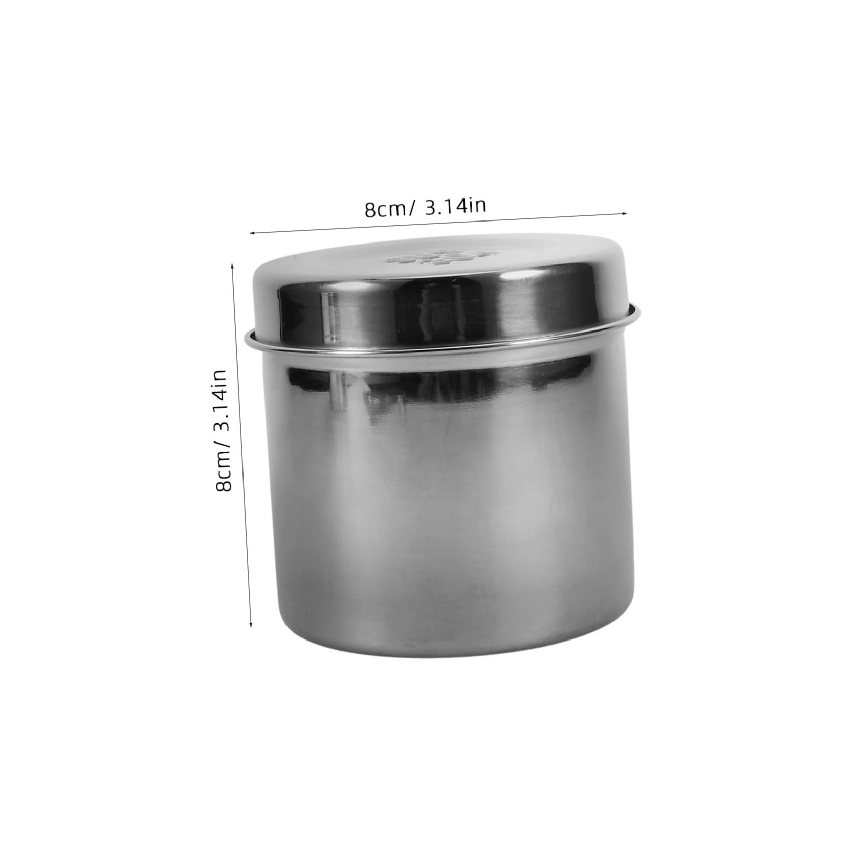 Alipis Unguent Box Stainless Steel Cotton Tube 2pcs Set Storage for Medicines Dressings