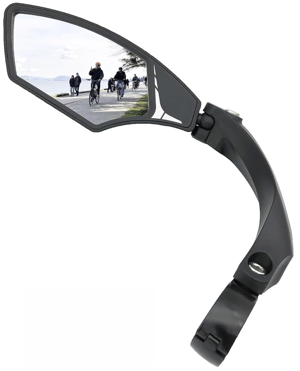 Hafny Handlebar Bike Mirror – HD Glass, Wide Angle, Adjustable 360° Rear View – Shatterproof, Anti-Glare, Premium, MTB, E-Bike, and Commuter Cycling Safety, HF-MR095