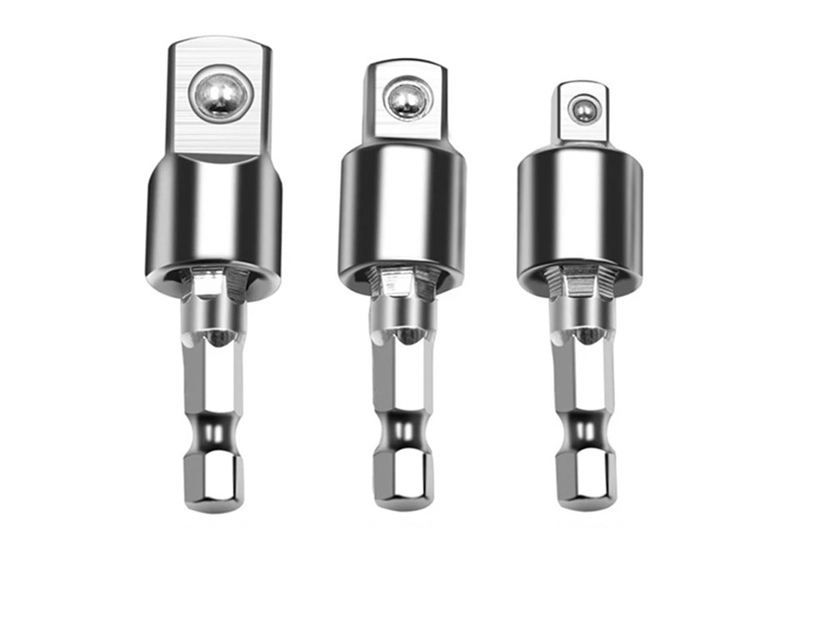 Adaptateur de douille for tournevis à percussion, clé rotative à 360 degrés