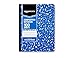 Amazon Basics College Ruled Composition Notebook, 4-Pack, 100-Sheet, Assorted Marble Colors