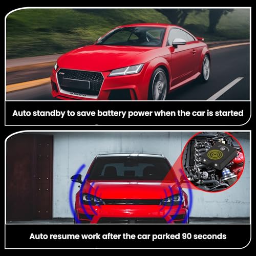 Image of MAK7 Ultrasonic Rat Repellent for car Engine | Underhood Rat Repellent for car Engine with Flashing LED Lights [VARAIBLE Frequency ] | Permanent Solution for Rats | Sleek Black| Easy Fitment|