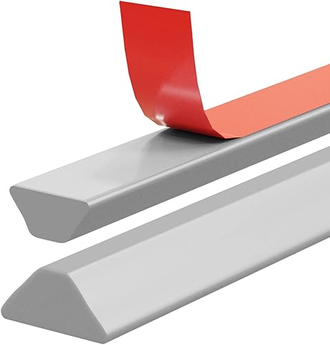 Barrera de agua para umbral de ducha, puerta de ducha y tira de agua de cocina, protector de ducha para separación seca y húmeda, tira de sellado de