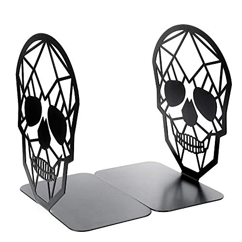 Rongji Jewelry 100 Metal Skull Design Black Bookend thumb #1