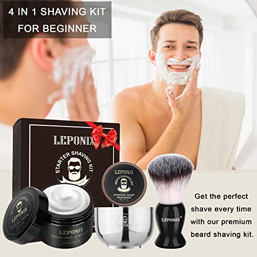 Leponix Shaving Kit – Starter Wet Shave Set for Men
