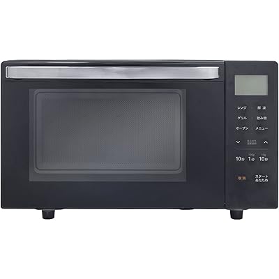 [山善] 電子レンジ オーブンレンジ 18L トースト機能付き フラットテーブル オートメニュー18種 グリル 機能 ブラック YRJ-F182TV(B)