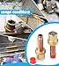 Mtsooning 5PCS 45V26 2.4mm(3/32inchs) Gas Lens Collet Body Copper Consumables KIT for TIG Welding Torch 17,18 and 26 Series