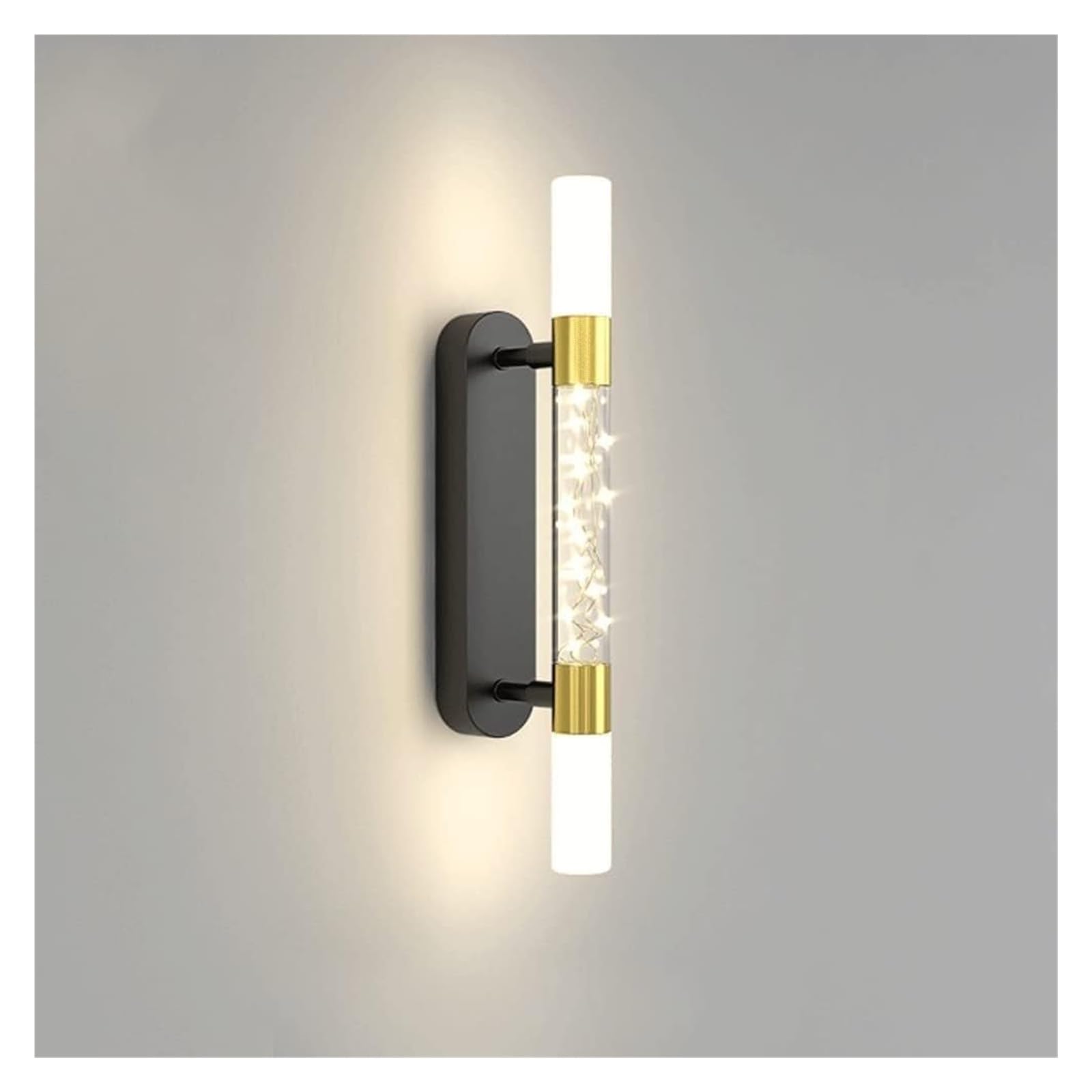 Aplique de pared lineal LED de tubo largo y efecto Gypsophila para iluminar pasillos y escaleras