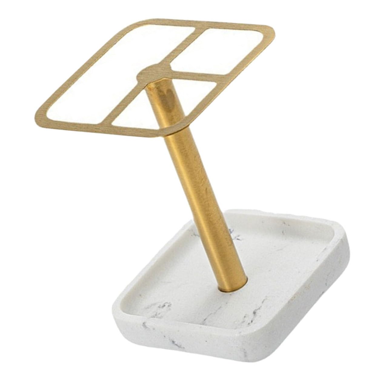 Garneck 2 Porta Spazzolini Da Denti Per Il Bagno Porta Spazzolini Moderno in Metallo Spazzolato Elegante Decorazione Per Il Bagno