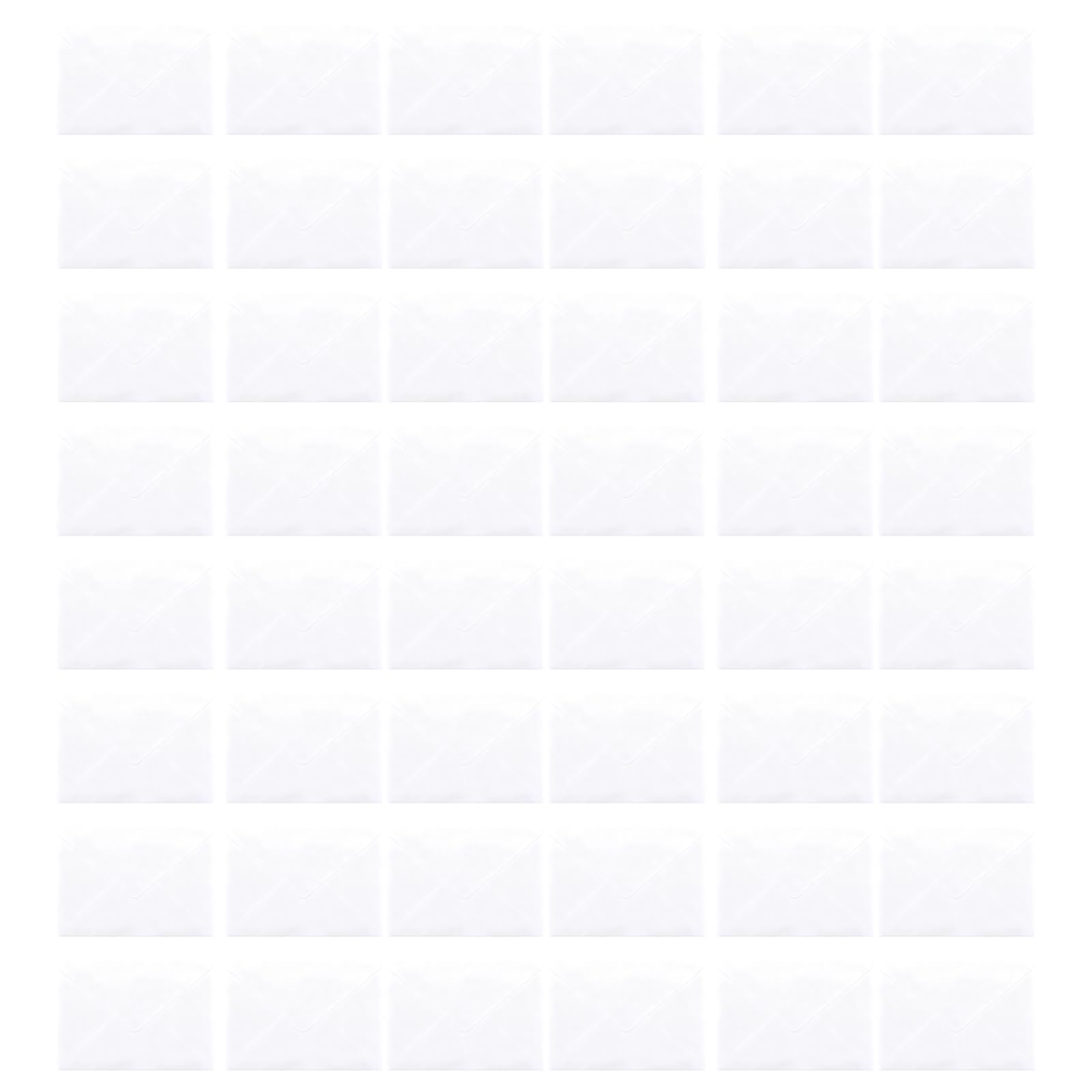 PONDON 250 szt. papierowych kopert, 15,9 x 10,8 cm, białe koperty na faktury, czeki, gotówkę, pocztówki, biznesowe, zaproszenia na ślub, przyjęcie, do użytku jako koperty ze wskazówkami do sprzątania