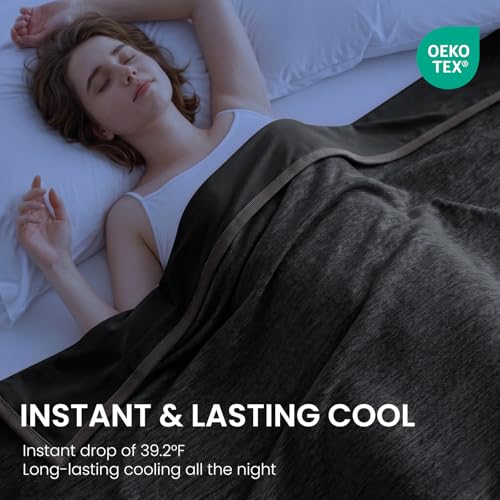 Image of Topcee Cooling Blanket Twin 60 inchx90 inch for Hot Sleepers Summer Blanket