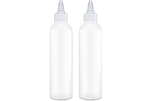 BRIGHTFROM Squeeze Bottles Twist Top 6oz