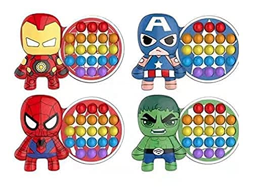 JAPSI Super Hero Pop It/Push Bubble Pop It Toy ; Non Toxic ; Silicone Game Toy ;Pop Fidget Sensory Toy Set (Pack of 1/ Random Design Will be Sent) ; Age 3 Years & Above (B09QHZZ4HK) Amazon Price History, Amazon Price Tracker