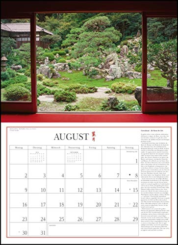Japanische Gärten 2021 ‒ Broschürenkalender ‒ mit informativen Texten ‒ mit Jahresplaner ‒ Format 42 x 29 cm