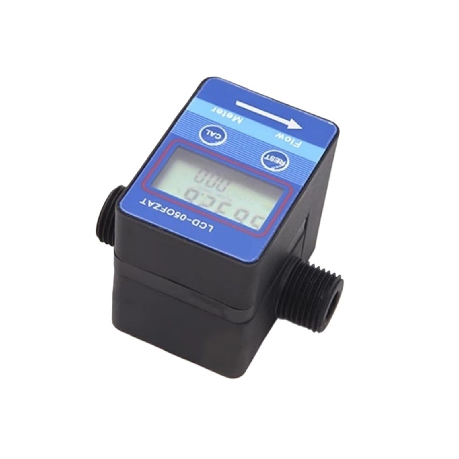 Sensor de flujo de agua, Medidor de caudal de líquido con pantalla digital G1/2