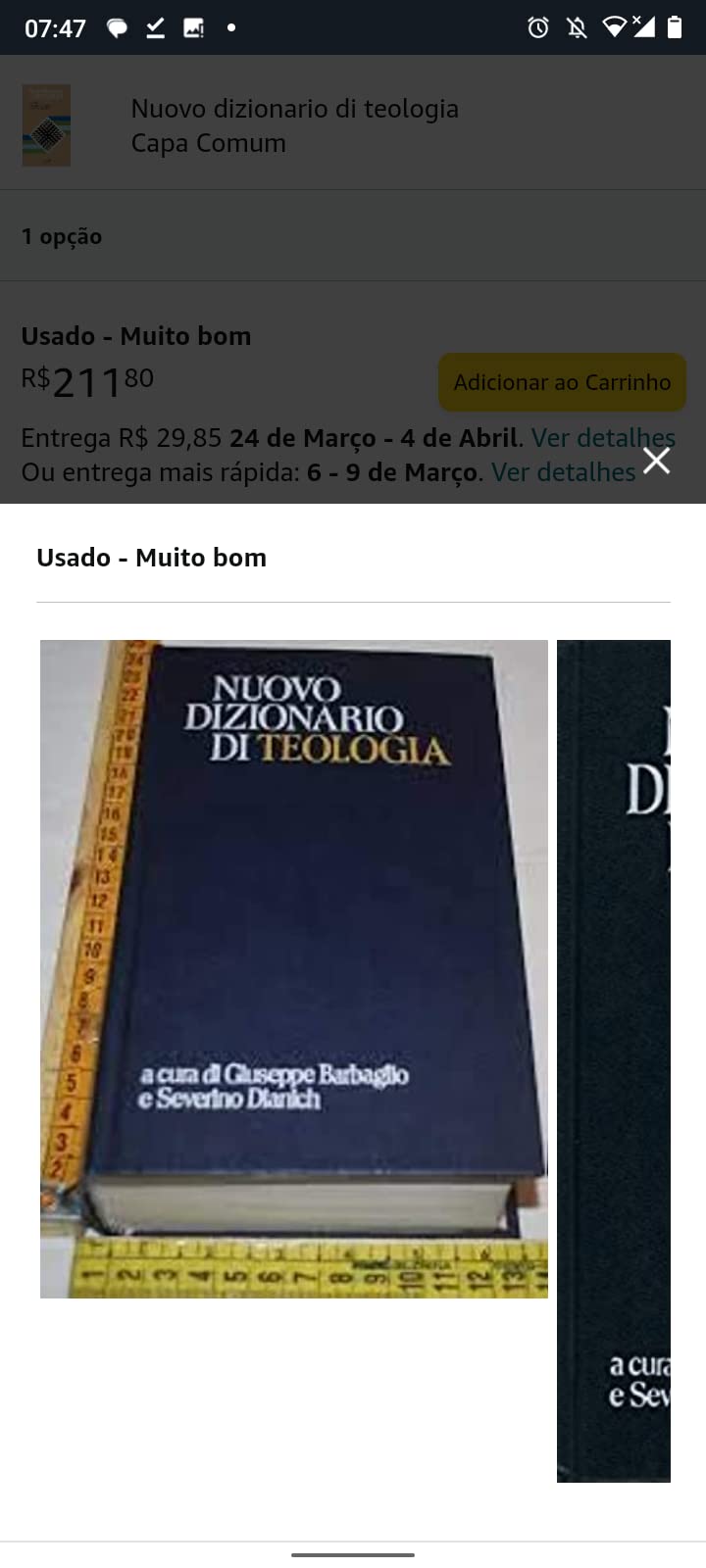NUEVO DICCIONARIO DE TEOLOGIA - TOMO II (TEOLOGIA SISTEMATICA)