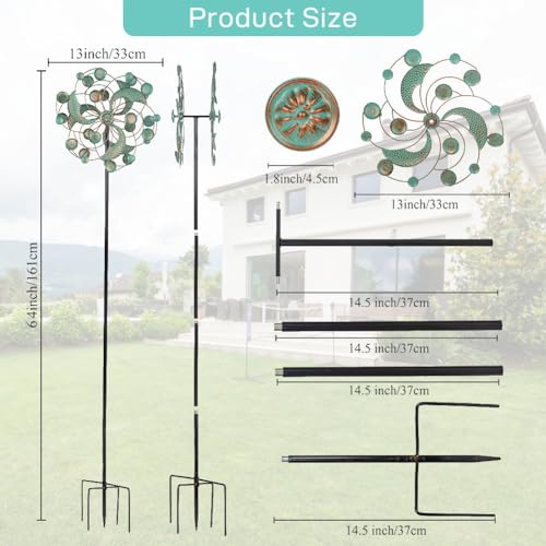 Dreamysoul 47062018 Wind Spinner, Kinetic Wind Spinners Outdoor Metal thumb #4