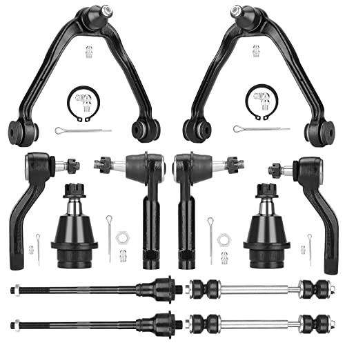 Image of Front Upper Control Arms Suspension Kit Ball Joints Fit for Chevrolet Silverado Sierra Suburban 1500 Tahoe, Fit for GMC Yukon, Fit for Cadillac Escalade 2000-2006 - 12pc Set