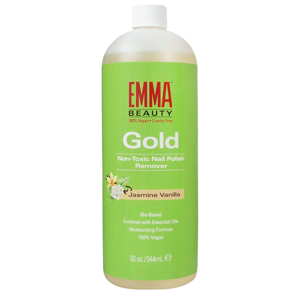 Buy EMMA Beauty Gold NonToxic Nail Polish Remover, VitaminEnriched and SoyBased, 100 Vegan