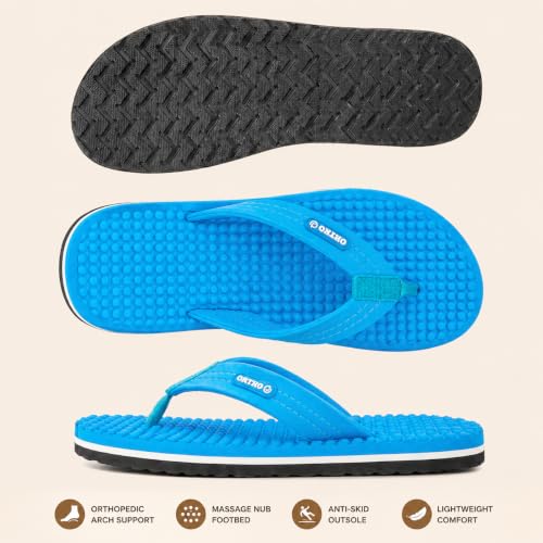Image of ORTHO JOY House Slipper for Women's Care | Orthopaedic | Diabetic | Acupressure | Comfortable | MCR | Flip Flop Ladies and Girl's Home for Daily Use