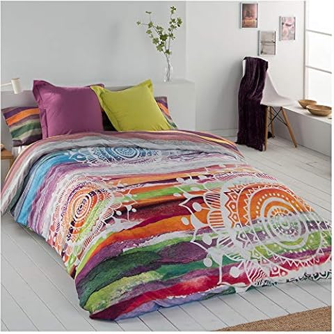 Funda Nordica Reversible Mandala Acuarela Cama 150/160 Cover