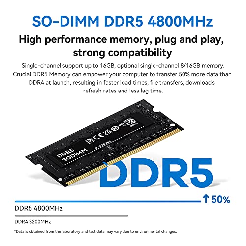 Beelink Mini Pc, Eq12 Mini Computers Alder Lake N100(Up To 3.4Ghz) 4C/4T, Desktop Computers 8G Ddr5 Ram 500G Ssd 4K 60Hz Usb-C&Dual Hdmi Wifi 6/Bt5.2/Dual 2.5Gbps For Office/Home/Htpc/Family-Nas #TOP4