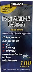 Kirkland Signature Fast Acting Lactase - 180 Caplets