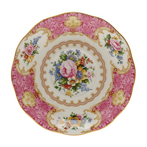 Royal Albert Lady Carlyle Bread & Butter Plate, 6 inch, Floral Multicolor Print