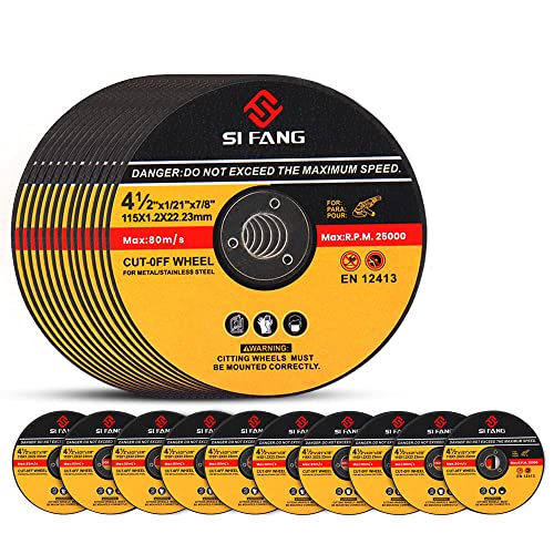 SI FANG Dischi da taglio in metallo da 115 mm