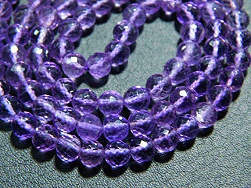 Perles améthyste micro-cut 5mm résolvez vos problèmes d'enfilage difficile