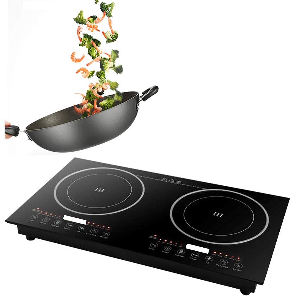 Double Induction Cooktop Cooker 2400W Digital Electric Countertop