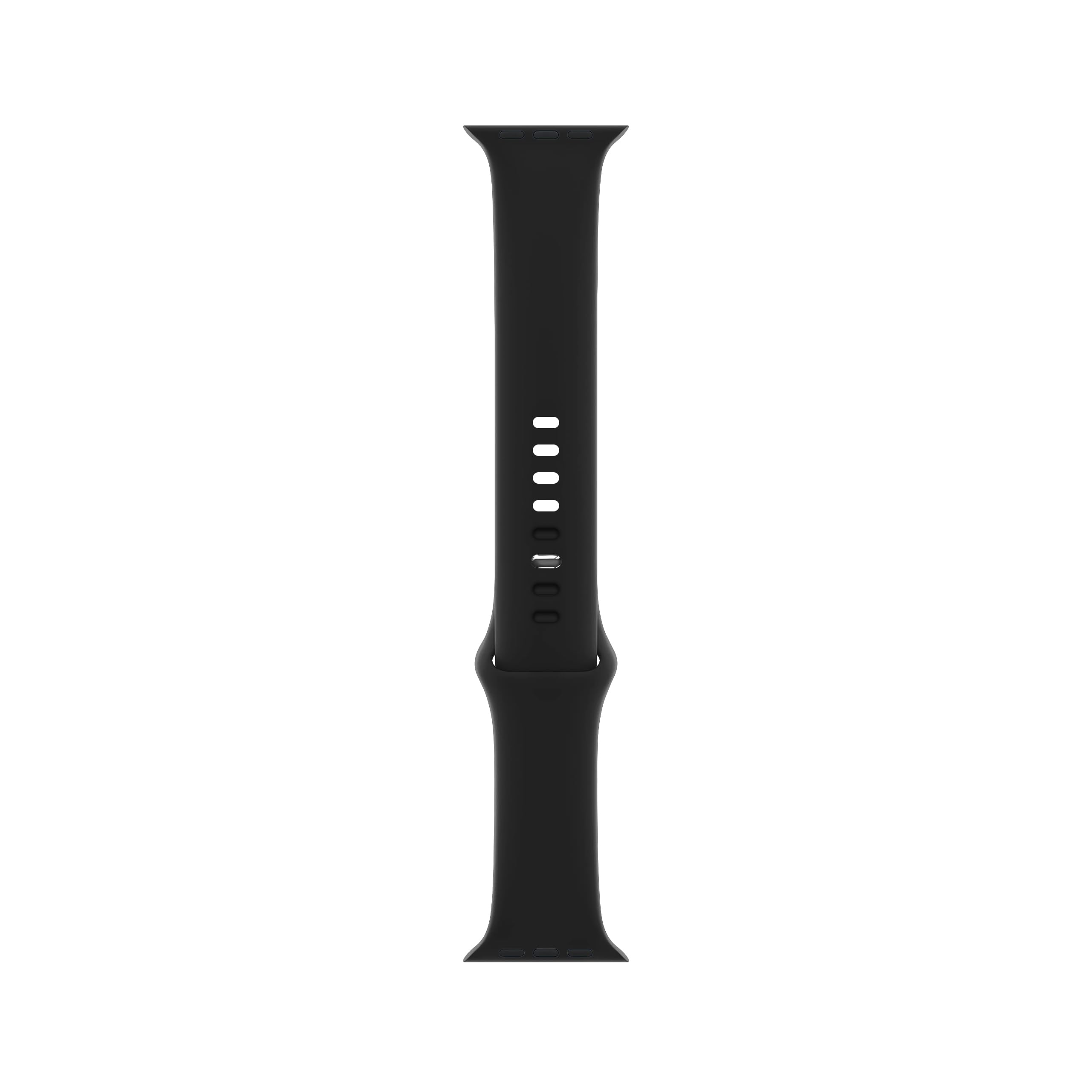 DONEGANI SBC1 Cinturino per Apple Watch Ultra 2 49mm, Serie 10 46mm, 9 8 7 45mm 41mm, SE 6 5 4 44mm 40mm, 3 2 1 42mm 38mm Donna Uomo Band Bracciale Sport Silicone, Nero
