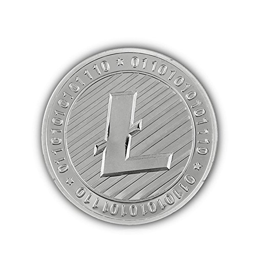 Shinekoo Litecoin Monnaie Monnaie commémorative en Or plaqué Argent Collection Cadeau Physique