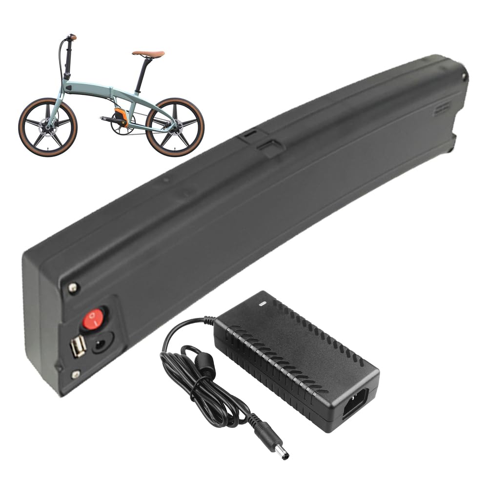 Batería de Iones de Litio de 36 V con Forma Curva, 7,8 Ah, 8,7 Ah, 9,6 Ah y 10,5 Ah. Baterías de Repuesto para Motores de 0 a 400 W con Cargador.