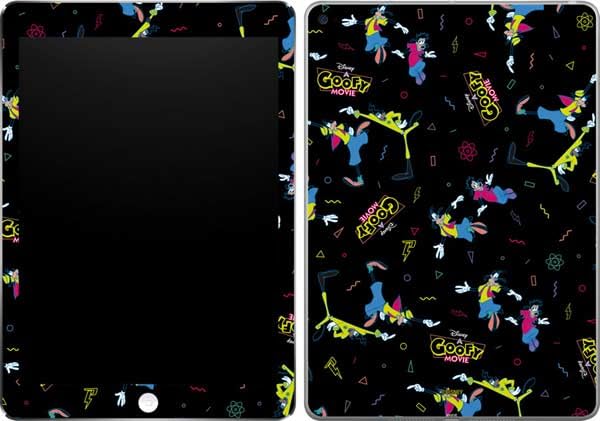 Skinit Decal Tablet Skin Compatible with iPad Air 2 - Officially Licensed Disney Goofy Movie Pattern Design