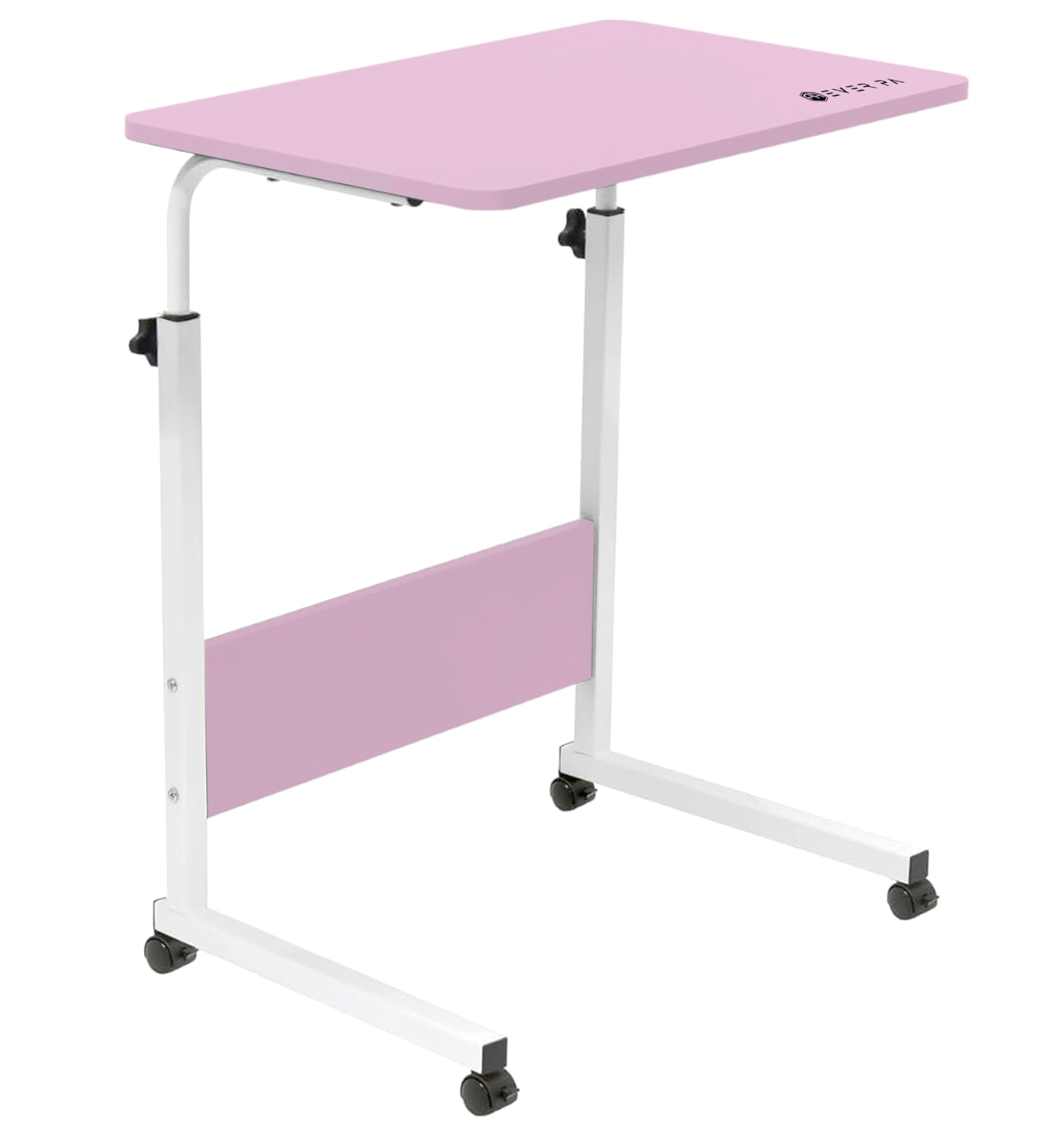 EverPA Wood Multipurpose Laptop Table, Movable & Height Adjustable Table for Computer & Laptop. (Light Pink) (B0DGT3VN1J) Amazon Price History, Amazon Price Tracker