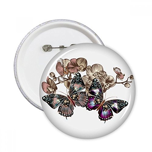 Fleurs et broches rondes papillon pour personnaliser vos vestes au quotidien