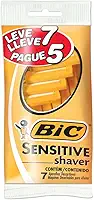 BIC Aparelho De Barbear Sensitive Shaver Com Cabo Antideslizante 904426 Embalagem Leve 7 Pague 5
