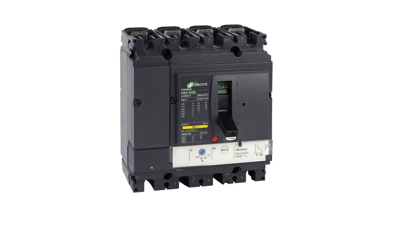 ARINO (ORIGINAL) 100A MCCB 4 POLE 36kA LV4 SERIES 4P NSX 100A 4POLE MCCB HEAVY DUTY INDUSTRIAL GRADE (100% COPPER TERMINAL) MOULDED CASE CIRCUIT BREAKER