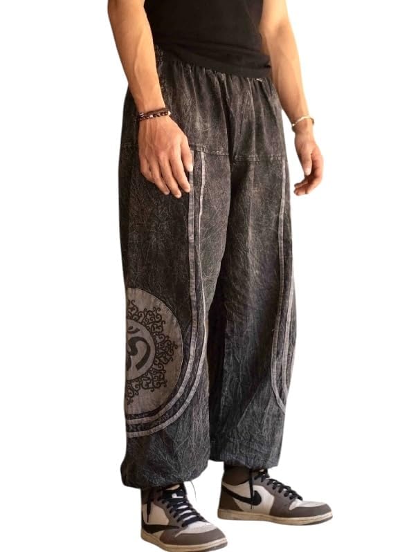 Hippie Oversize Trouser, Unisex, 100% Cotton Fabric, Festival Trousers, Eco Friendly Pants, Made in Nepal