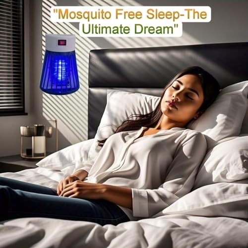 Image of Plug-in UV Bug Zapper | इलेक्ट्रिक मच्छर मारने वाली मशीन | Silent Mosquito Killer Lamp for Home | कीट नाशक नाइट लाइट for Bedroom & Living Room