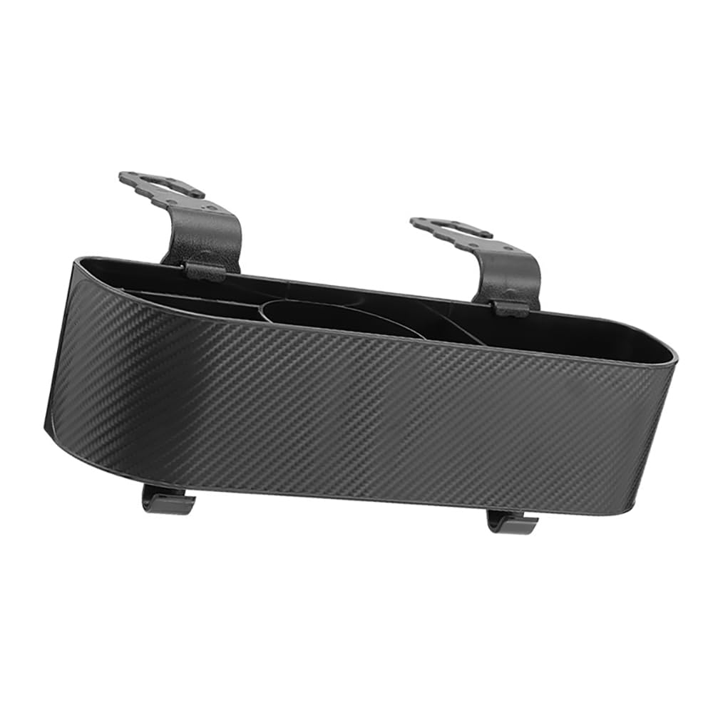 Riloer Storage Holder, 1 PC Car Seat Back Storage Box, Backseat Organizer Compatible with Various Vehicles 11.61 * 3.11 * 3.03 Inch (Black)