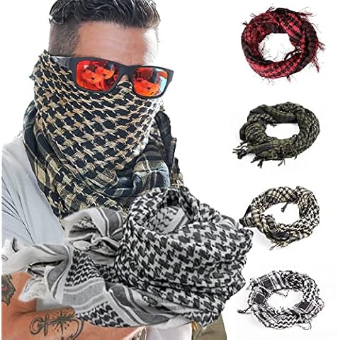 Bufanda Táctica Shemag de Combate Color Artico Cover